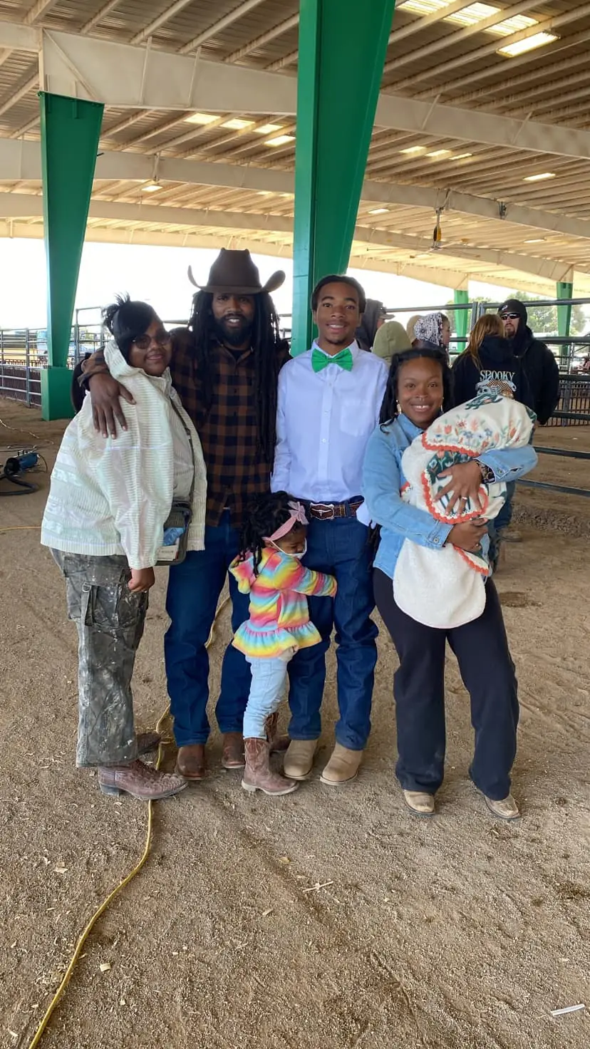 Our family at the show
